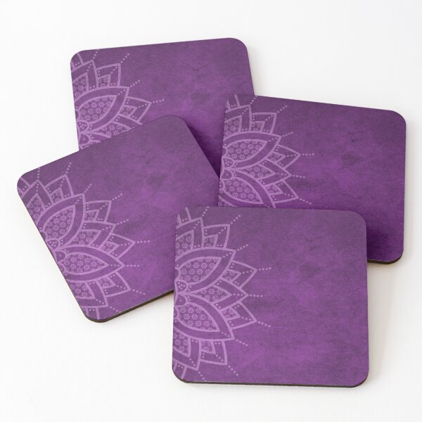 Aperçu de l'œuvre Mandala violet, Mandala abstrait créée et vendue par Logic72.