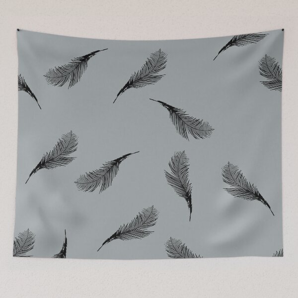 Item preview, Superb Lyrebird black  on grey by Chrissy Wild designed and sold by ChrissyWild.