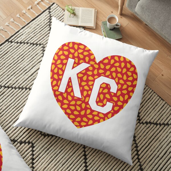Arrowhead KC Heart Floor Pillow