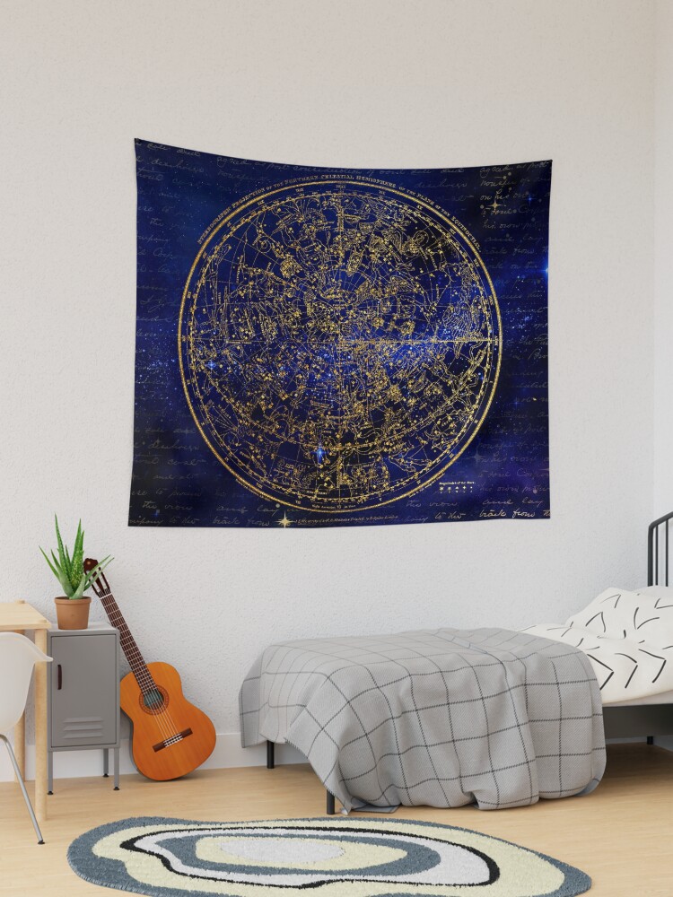 Northern Hemisphere Constellations Star Map Tapestry for Sale by Logic72 Redbubble