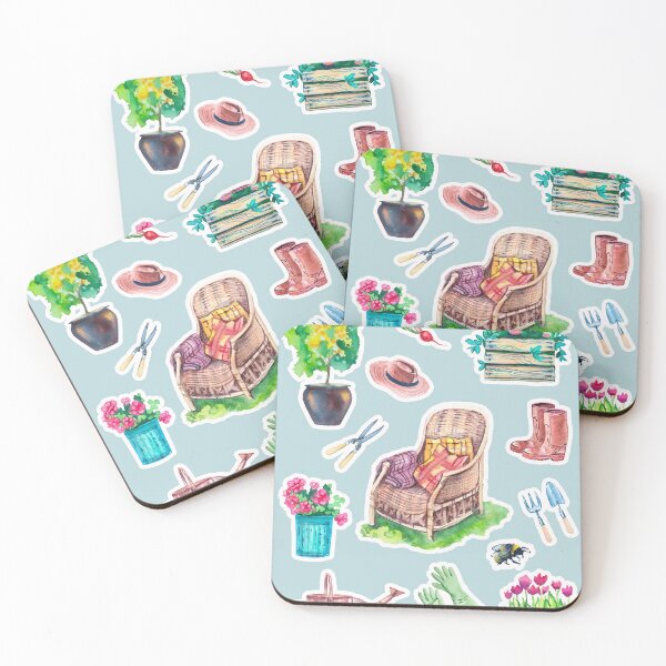 Item preview, Watercolor garden elements. designed and sold by LiliyaSavelieva.