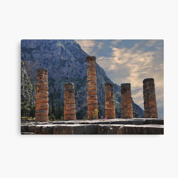 Temple of Apollo, Delphi Canvas Print