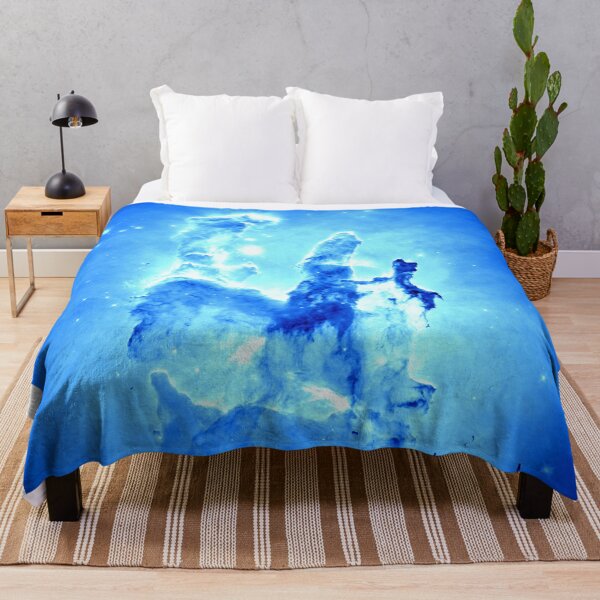 Item preview, Galaxy Ice Blue Pillars of Creation designed and sold by 2sweetsDesign.