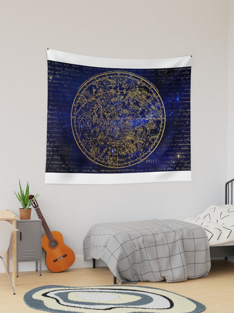 Star discount map tapestry