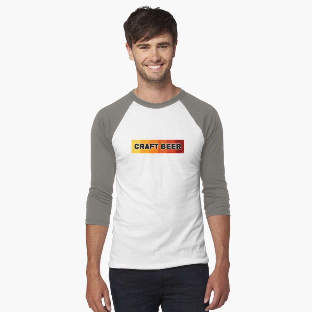 Item preview, Baseball ¾ Sleeve T-Shirt designed and sold by PrintChutney.