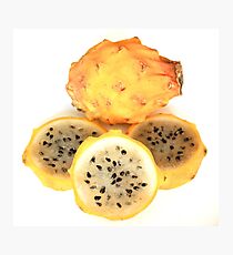 Yellow Pitahaya Slices Photographic Print