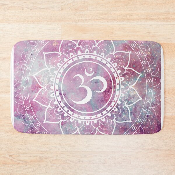 Item preview, Galaxy Om Mandala Mauve Pink Lavender designed and sold by 2sweetsDesign.