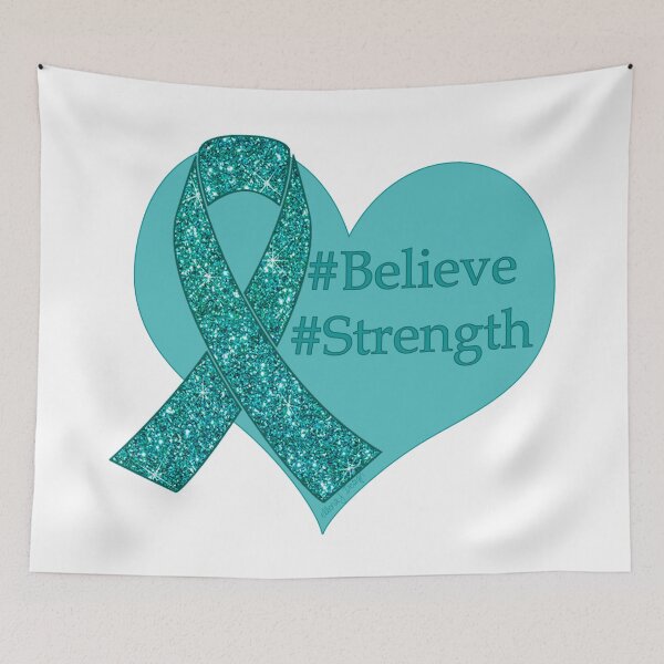 Item preview, Ovarian Cancer Teal Ribbon Day designed and sold by Intriguing Eclectives by Janelle  K.