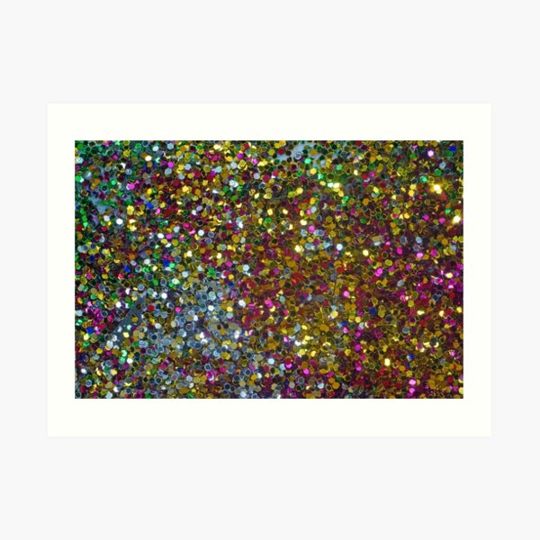 "Colorful Sequence Glitter & Sparkles" Art Print for Sale by artonwear
