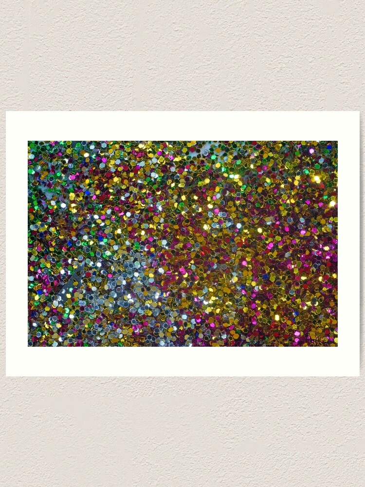 "Colorful Sequence Glitter & Sparkles" Art Print for Sale by artonwear