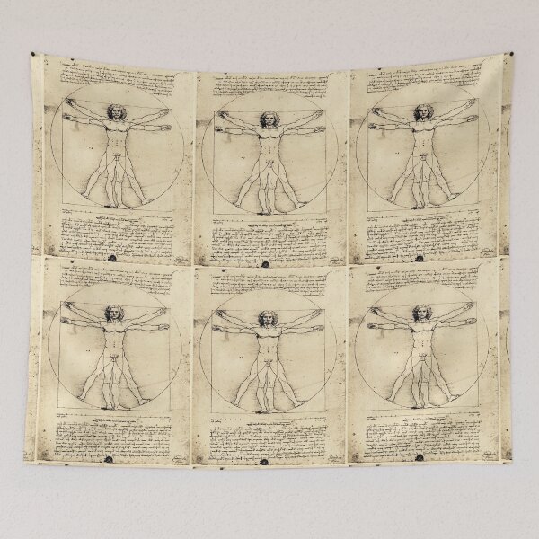 Item preview, Classic Work of Leonardo Da Vinci Vitruvian Man designed and sold by Zachariahs' Odd Shop.