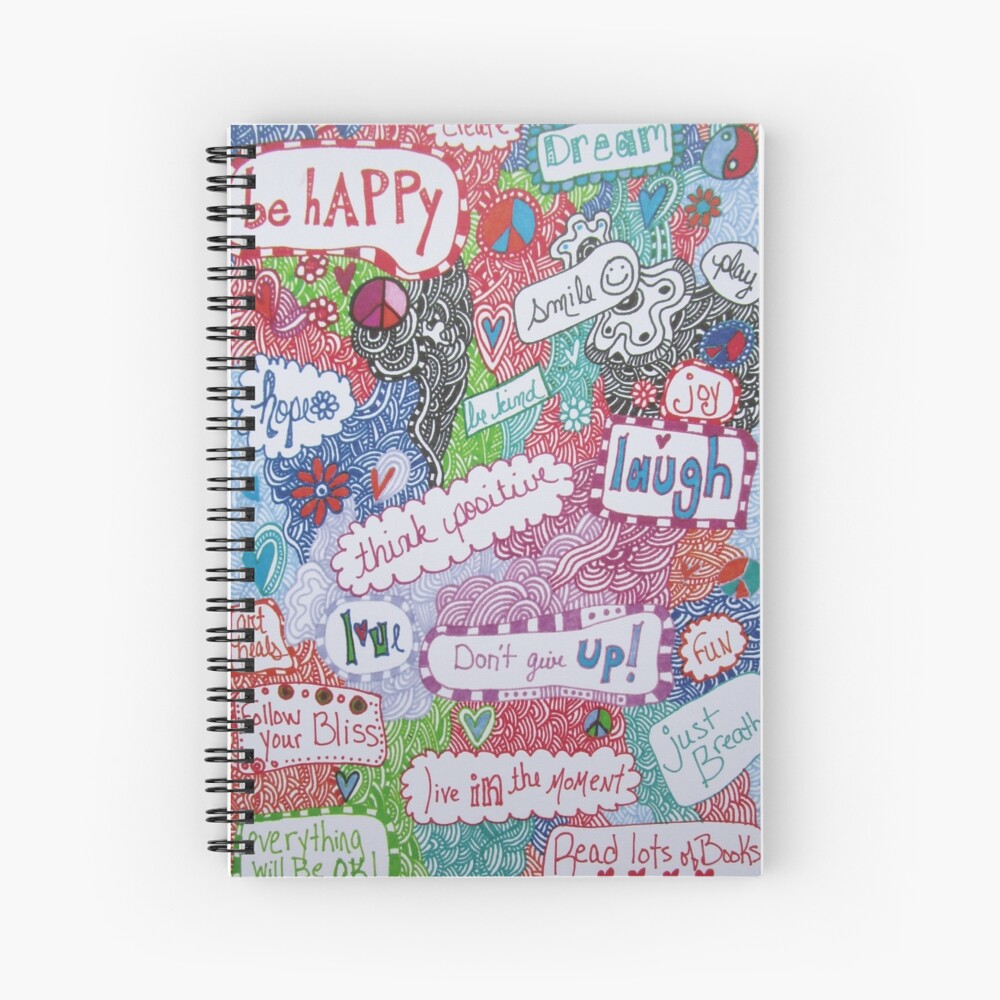 Positive Affirmations for Kids Spiral Notebook for Sale by BlakefourDesign