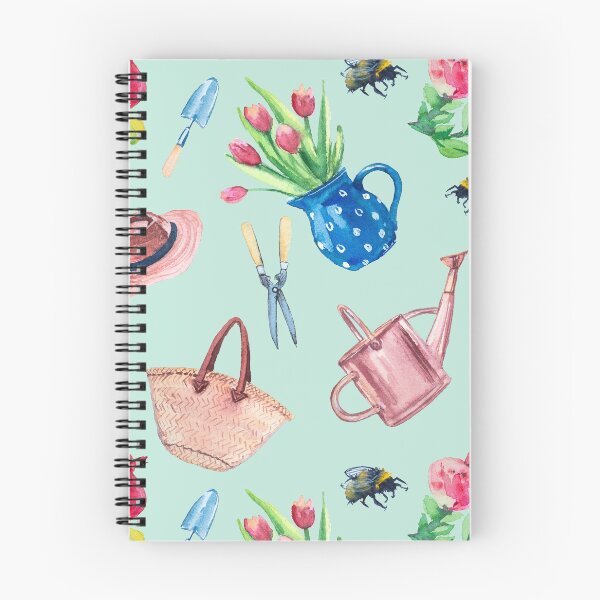 Item preview, Watercolor pattern with garden elements. designed and sold by LiliyaSavelieva.