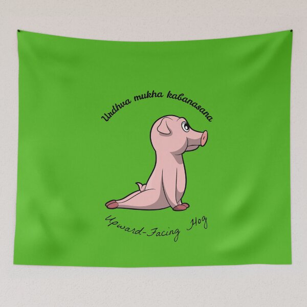 Item preview, Urdhva mukha kabanasana (Upward-Facing Hog) designed and sold by HappySchnapper.