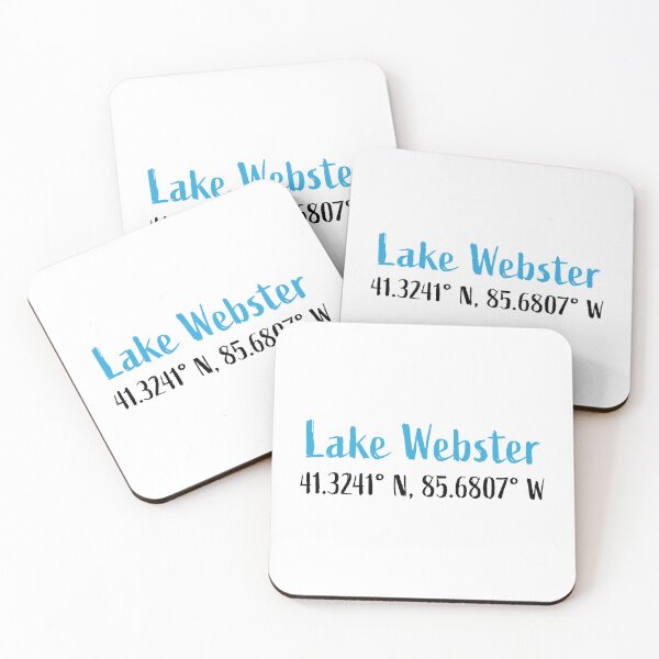 Item preview, Lake Webster coordinates designed and sold by Milli Co Studio.