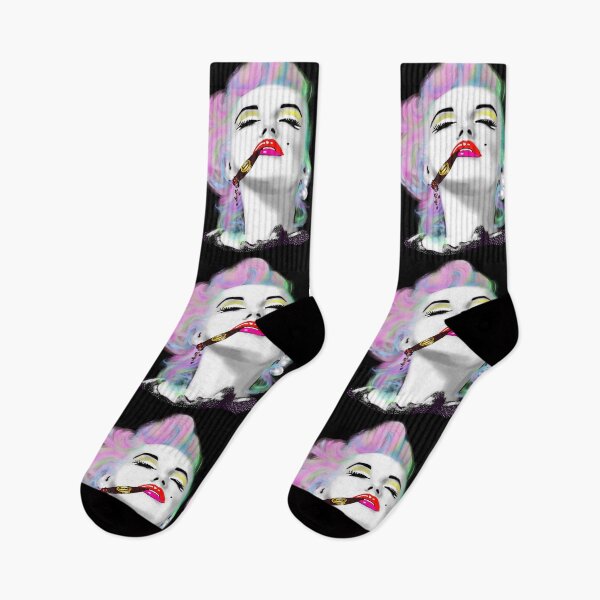 Item preview, Marilyn Monroe punked & smoking  designed and sold by Mabbatt-art.