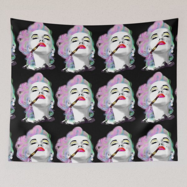 Item preview, Marilyn Monroe punked & smoking  designed and sold by Mabbatt-art.