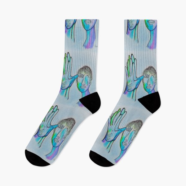 Item preview, ASL Grandfather in Blue Overtones designed and sold by EloiseArt.