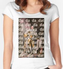You'll be Back Hamilton King George III Da dat Women's Fitted Scoop T-Shirt