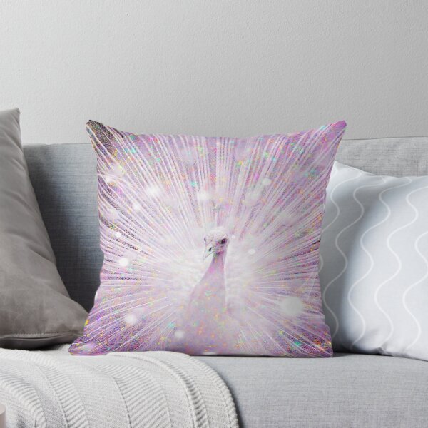 Item preview, Peacock Beautiful Purple Lavender Bird Glitter designed and sold by lorrinani.