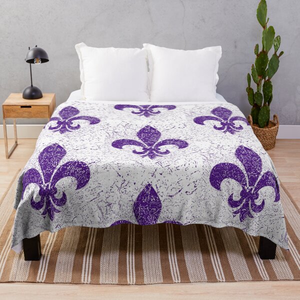 Item preview, Mardi Gras. Heraldic lily purple designed and sold by Julia Faranchuk.