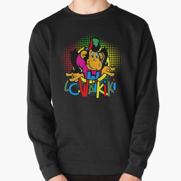 Demi-ton coloré singe Sweatshirt épais