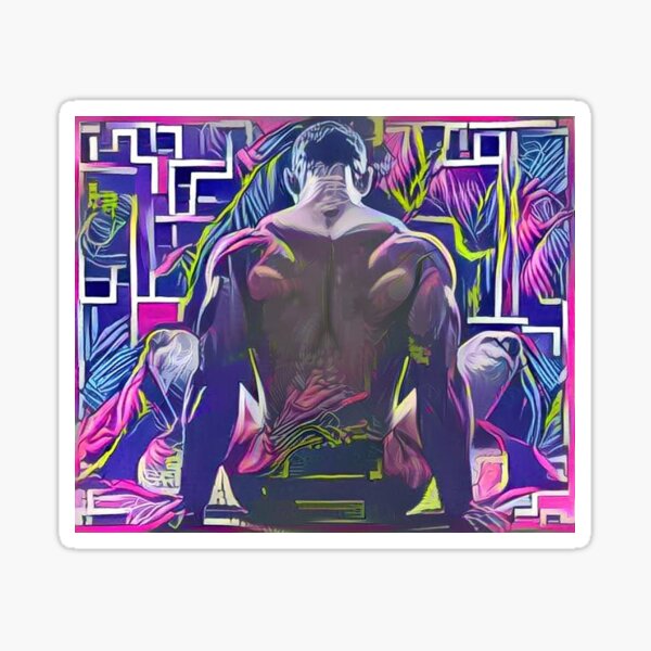 Manspreading Sticker