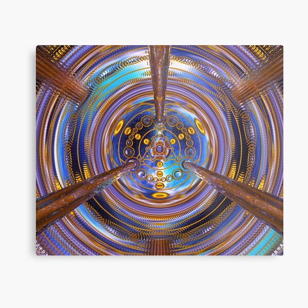 3rd Dimension Healing Code Metal Print