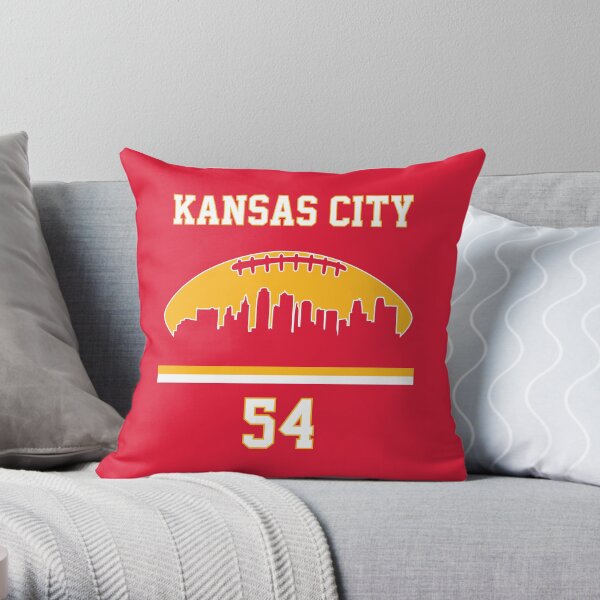Kansas City Football 2020 Super Cool KC Fan 54 Throw Pillow