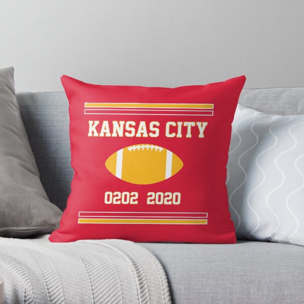 Kansas City Football 2020 Super Cool KC Fan 0202 Throw Pillow