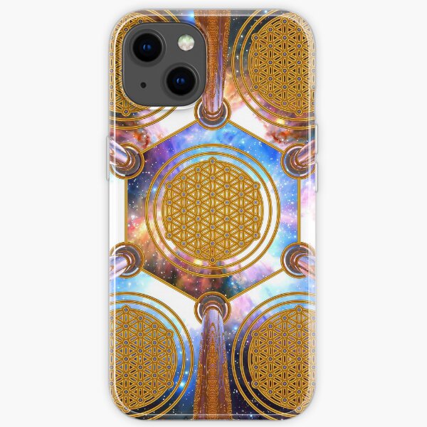 Flower of life Healing Code iPhone Soft Case