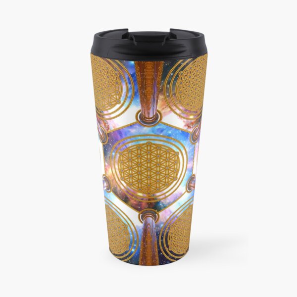 Flower of life Healing Code Travel Mug