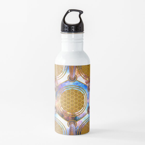 Flower of life Healing Code Water Bottle