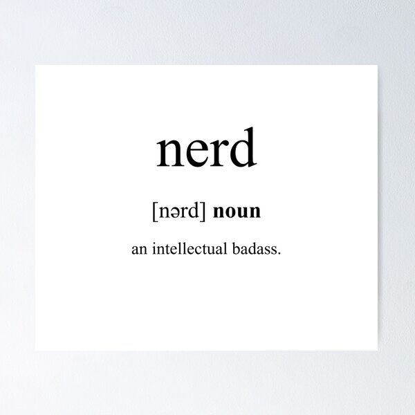 Artikel-Vorschau von Nerd (Streber) Definition | Dictionary Collection, designt und verkauft von Designschmiede.