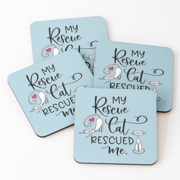 Item preview, Rescue Cat Rescued Owner Gift designed and sold by picadillyprints.