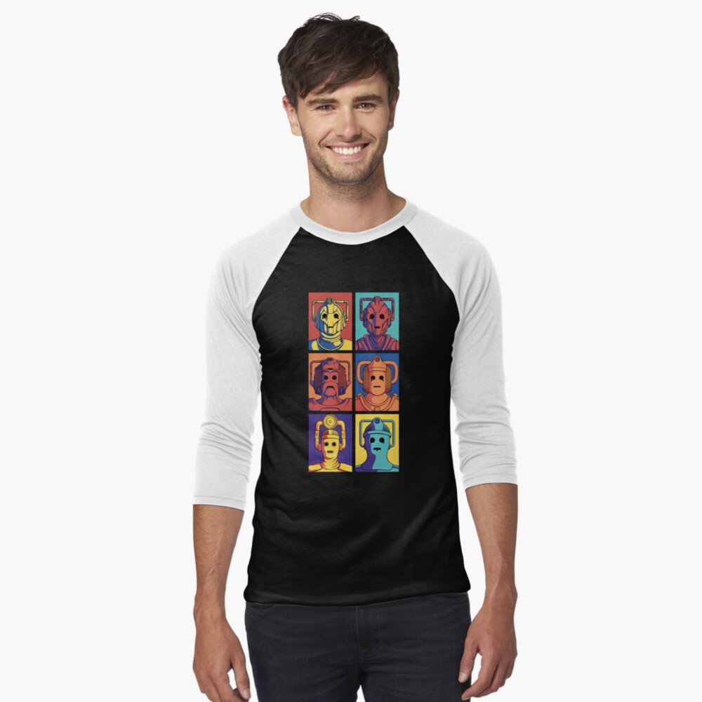 Item preview, Baseball ¾ Sleeve T-Shirt designed and sold by DoodleDojo.