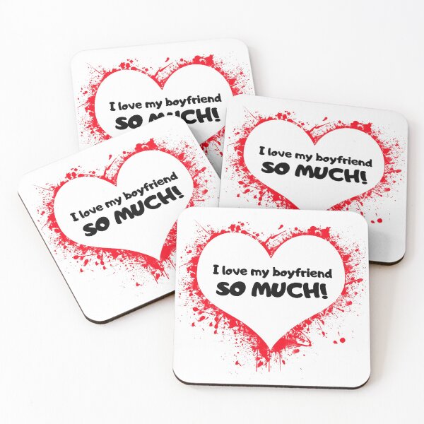 Item preview, I love my boyfriend so much designed and sold by Pameli.