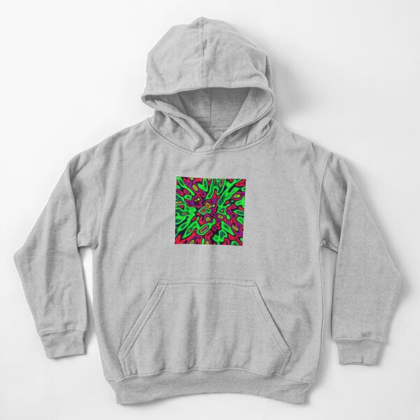 Color Sequences Shape and Volume | Jungle pop Kids Pullover Hoodie