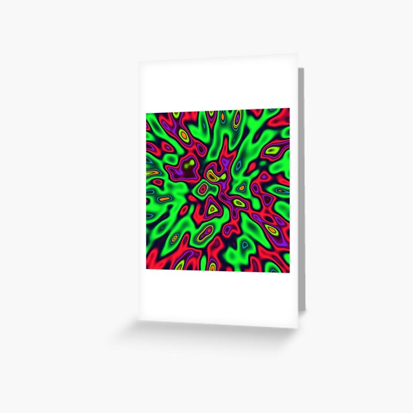 Color Sequences Shape and Volume | Jungle pop Greeting Card