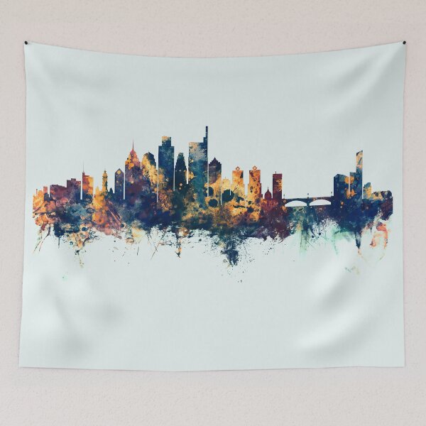 Item preview, Philadelphia Pennsylvania Skyline designed and sold by ArtPrints.