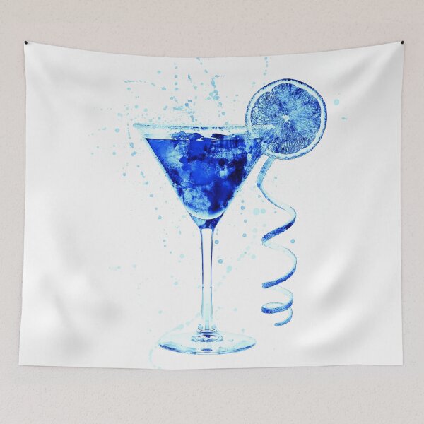 Item preview, Cocktail Drinks Glass Watercolor designed and sold by ArtPrints.