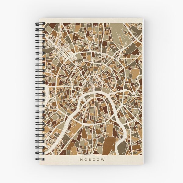 Item preview, Moscow City Street Map designed and sold by ArtPrints.