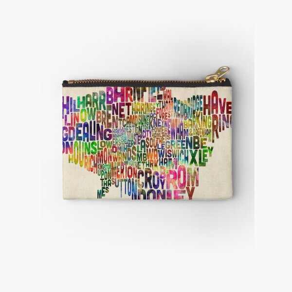 Item preview, Boroughs of London Typography Text Map designed and sold by ArtPrints.