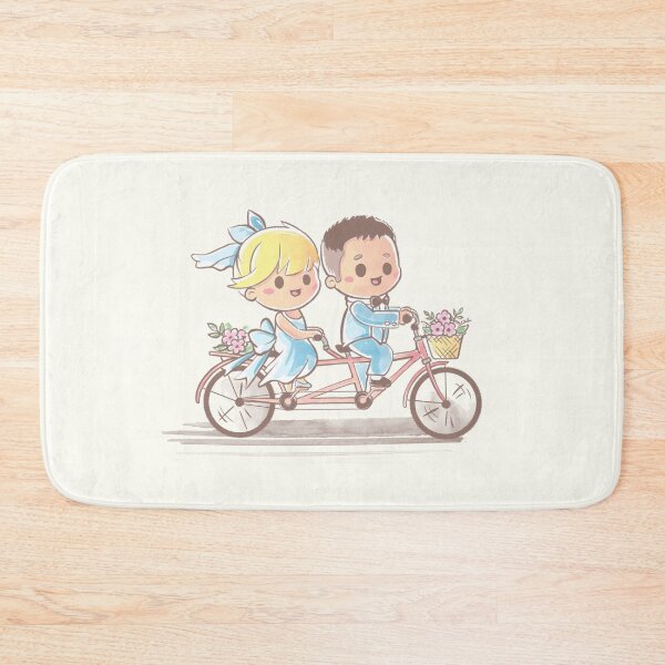 Item preview, Just married couple in tandem designed and sold by NemiMakeit.