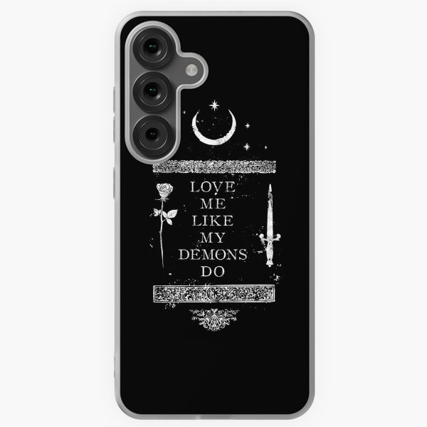 Vista previa del artículo con la obra «Diseño gótico oculto de Love Me Like My Demons Do Witch Moon», diseñado y vendido por A-Fashion.