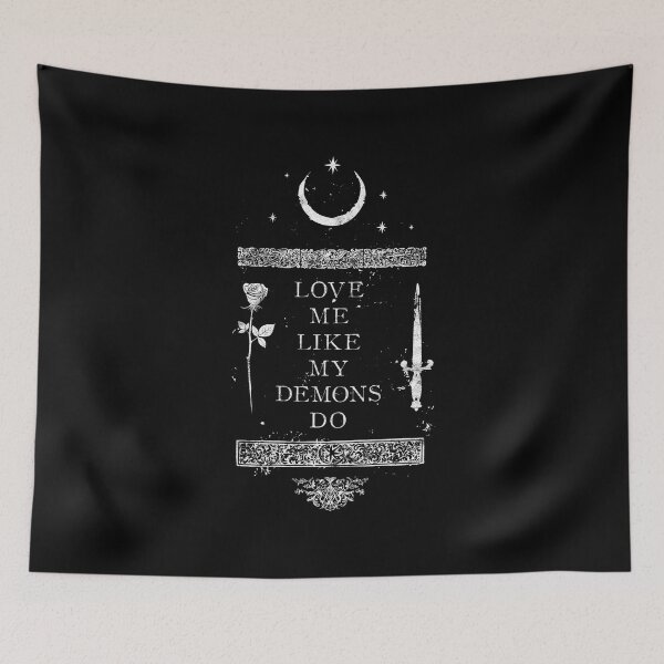 Item preview, Occult Gothic Grunge Love Me Like My Demons Do Witch Moon design designed and sold by A-Fashion.