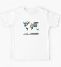 World Map Kids Tee