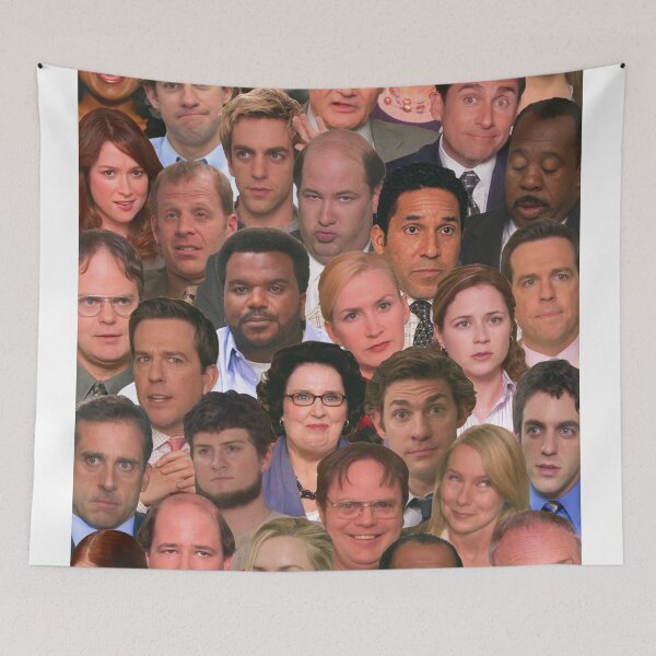 Item preview, The Office Characters Collage designed and sold by YellowTeaCups.
