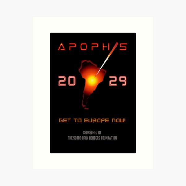 Item preview, Apophis Africa Impact 2029 designed and sold by Erewego.