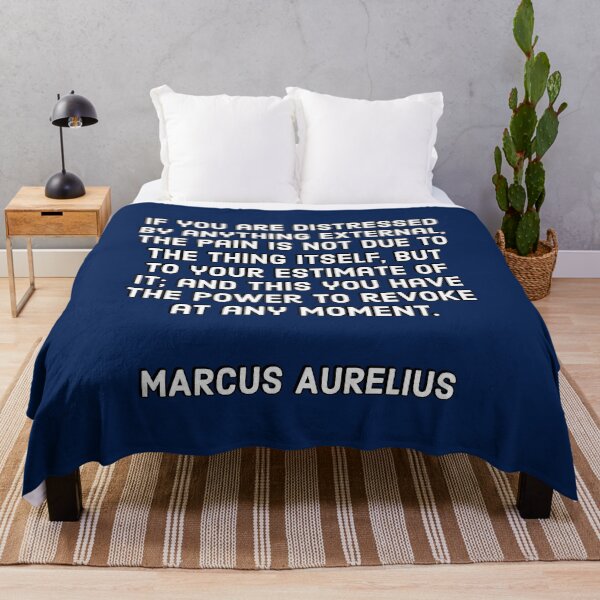 Item preview, If you are distressed by anything external, the pain is not due to the thing itself, but to your estimate of it  Marcus Aurelius Quotes designed and sold by Inspirationmotivation.